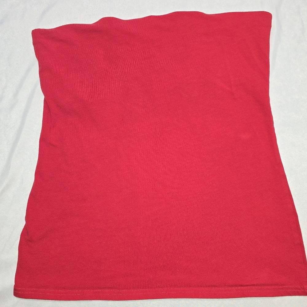 No Boundaries Red Tube Top